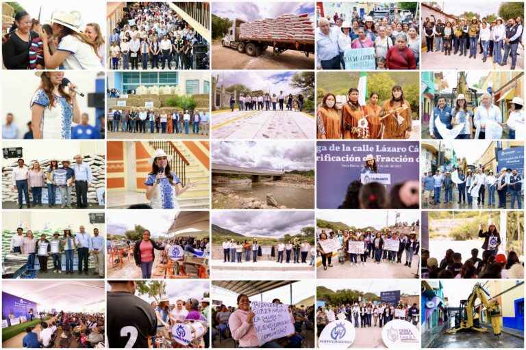 Lleva Gobierno de la Gente más obras, apoyos y acciones para Tierra Blanca y Santa Catarina