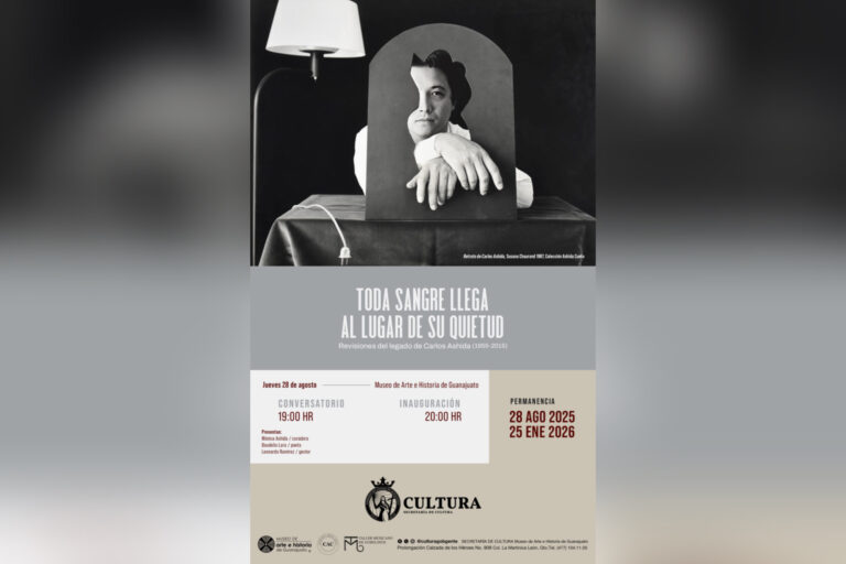 Llega la exposición Toda sangre al lugar de su quietud al Museo de Arte e Historia de Guanajuato
