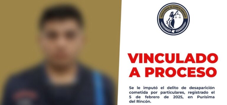 Vinculan a proceso a Juan de Dios por desaparición en Purísima del Rincón