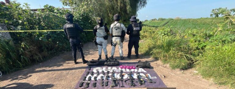 Cinco capturados y armas largas decomisadas tras ataque a Guardia Nacional en Salamanca