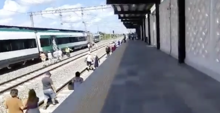 Descarrila convoy del Tren Maya en Izamal, Yucatán; solo se reportan daños materiales