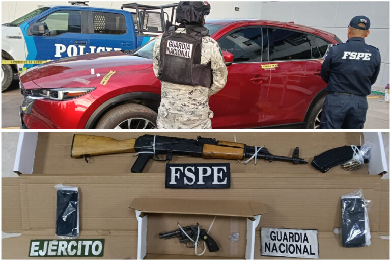 Liberan FSPE y autoridades federales a dos víctimas retenidas por menores de edad armados en Valle de Santiago