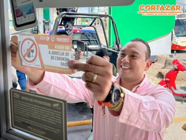 Continúa campaña “Ninguna gota de alcohol a menores de edad” en Cortazar