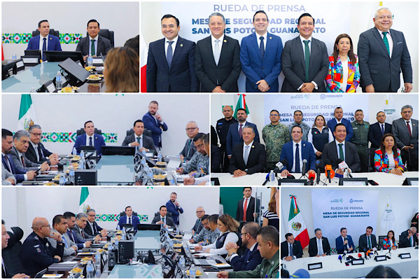 Guanajuato y San Luis Potosí trabajan de manera coordinada para cerrar el paso a la delincuencia