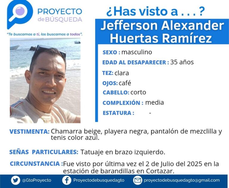 Buscan a colombiano que desapareció tras salir de barandilla en Cortazar