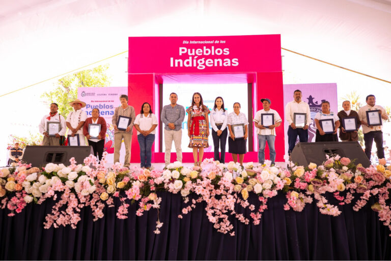 Reconoce Libia Dennise la riqueza cultural e identidad de los pueblos indígenas en Guanajuato