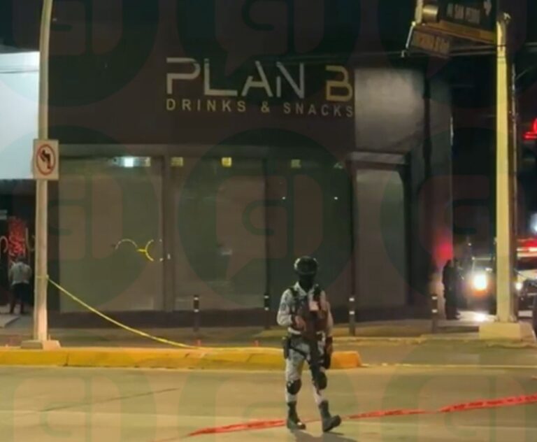 Ataque con armas de fuego afuera de bar “Plan B” deja dos heridos