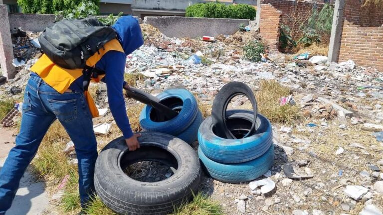 SSG lleva jornada de descacharrización a comunidad rural de Romita