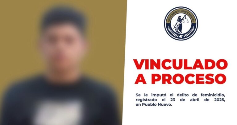 Capturan a “El Michoacano” por presunto feminicidio en Pueblo Nuevo