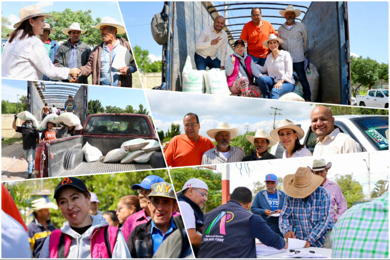 FORTALECEN PRODUCTIVIDAD DEL CAMPO CON ENTREGA DE FERTILIZANTE