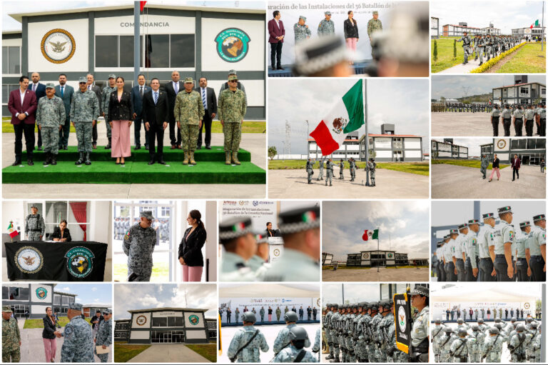 Inaugura Gobernadora Libia Dennise instalaciones de la Guardia Nacional en Salamanca