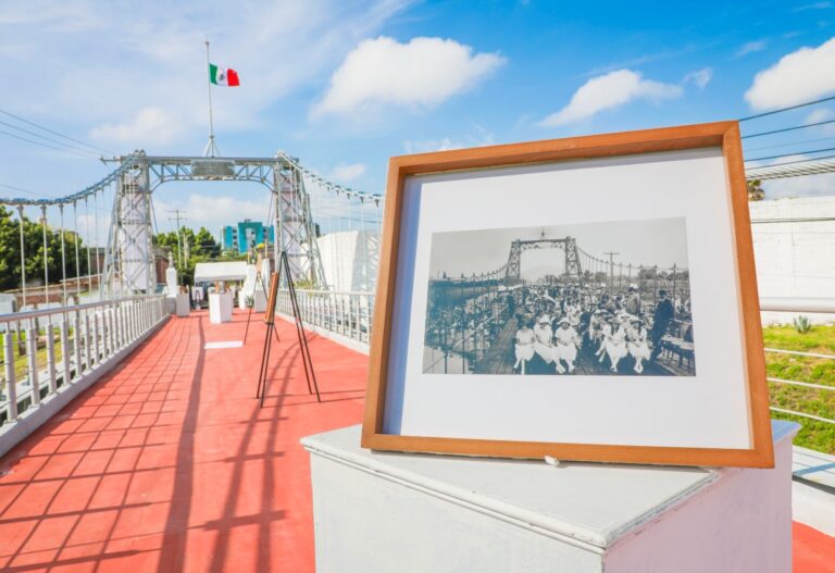Conmemoran el 103 Aniversario del Puente Colgante en Cortázar