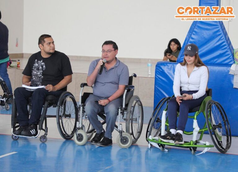 Cortazar impulsa inclusión con Clínica Infantil de Baloncesto Adaptado y Rugby en Silla de Ruedas