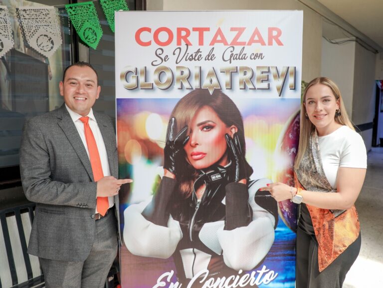 Anuncian presentación de Gloria Trevi en Cortazar