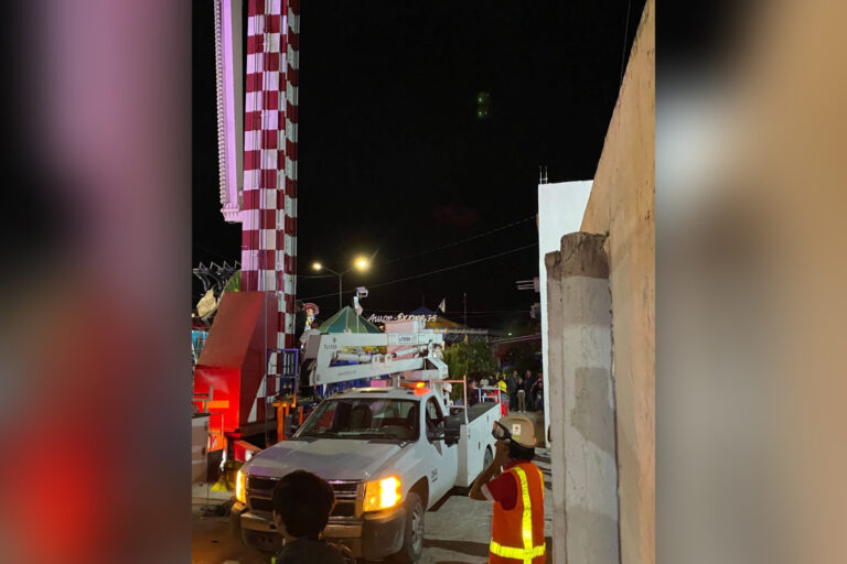 Falla en juego mecánico de la Feria de San Felipe deja varios lesionados