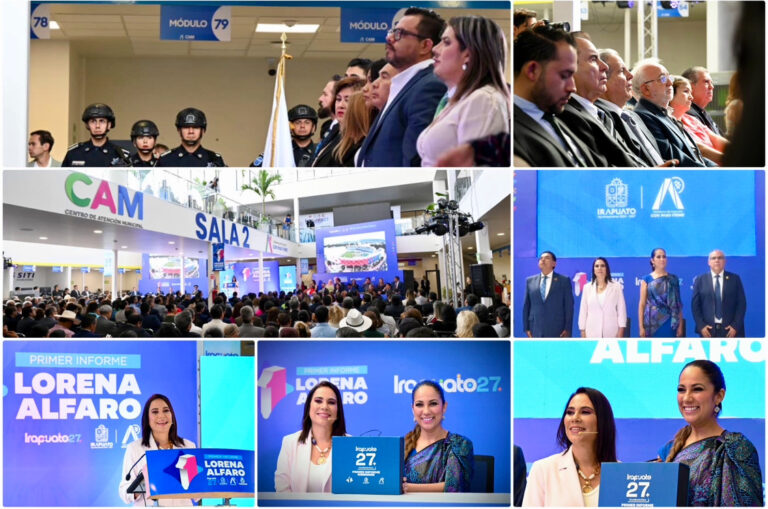 Rinde Lorena Alfaro, Primer Informe de Gobierno