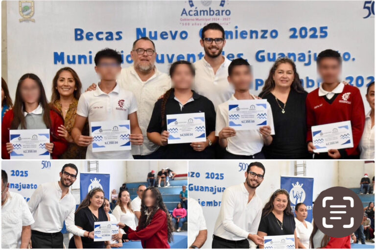 El Gobierno de la Gente impulsa la educación de jóvenes en Acámbaro