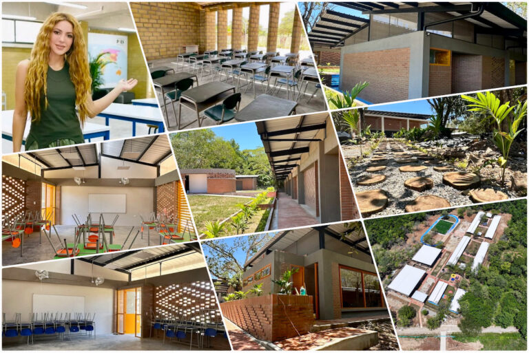 SHAKIRA INAUGURA NUEVA ESCUELA EN COLOMBIA