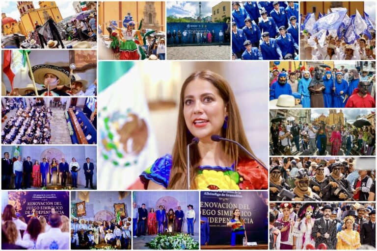 Renueva Gobernadora el Fuego Simbólico de la Libertad en la Alhóndiga