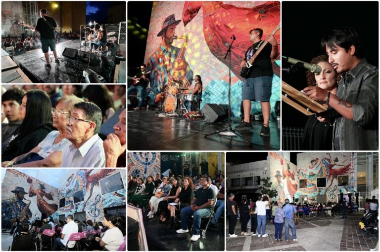 EMBELLECEN TEATRO DE LA CIUDAD CON NUEVO MURAL ‘ALEGORÍA DE LA EXPRESIÓN Y LA SONORIDAD’