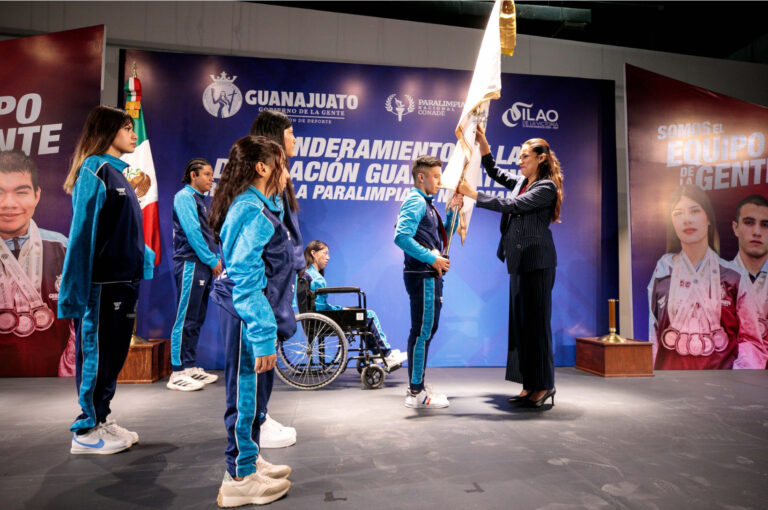 Abandera Libia Dennise a Delegación Paradeportiva de Guanajuato Rumbo a la Paralimpiada Nacional CONADE 2025