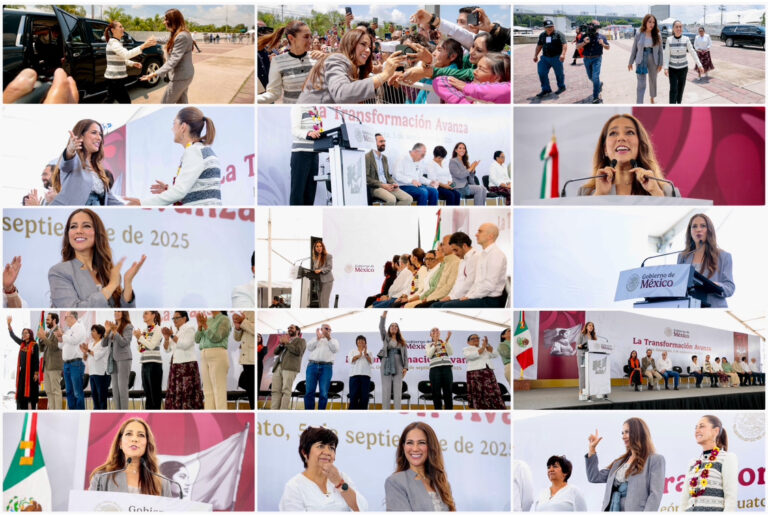 Guanajuato está presente en Proyectos históricos y estratégicos que ya se merecen las familias guanajuatenses: Libia Dennise