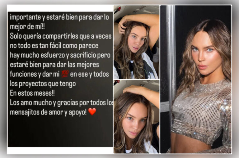 BELINDA CAUSA PREOCUPACIÓN: SUFRE LESIÓN EN LA RODILLA Y REVELA QUE NO PUEDE CAMINAR