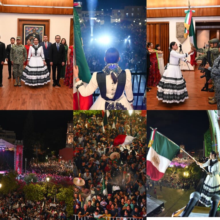 Encabeza Lorena Alfaro el Grito de Independencia