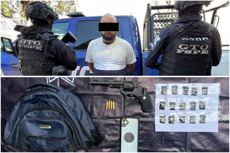 Detiene Secretaría de Seguridad y Paz a presunto asaltante de gasolineras en Abasolo