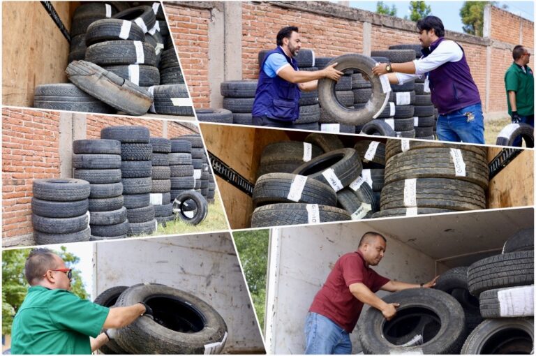 INVITAN A LA CIUDADANÍA A REUTILIZAR SUS LLANTAS EN EL ‘LLANTATÓN’