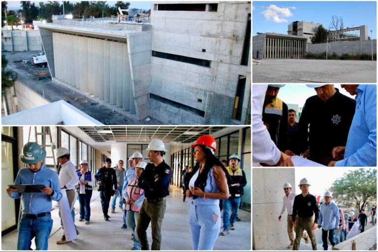 PRESENTA IMPORTANTE AVANCE LA OBRA DEL COMPLEJO DE SEGURIDAD DE IRAPUATO
