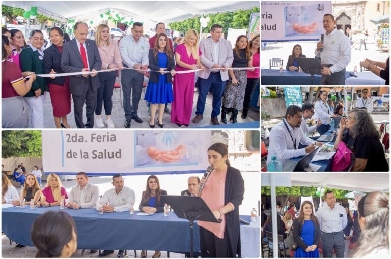 Acerca IMSS Guanajuato sus servicios durante Feria de la Salud CANACO en San Miguel de Allende