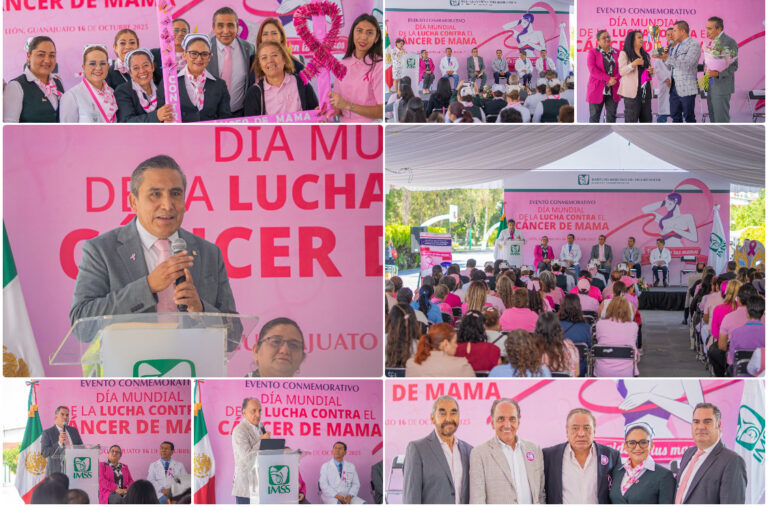 Conmemora IMSS Guanajuato Día Mundial de la Lucha contra el Cáncer de Mama