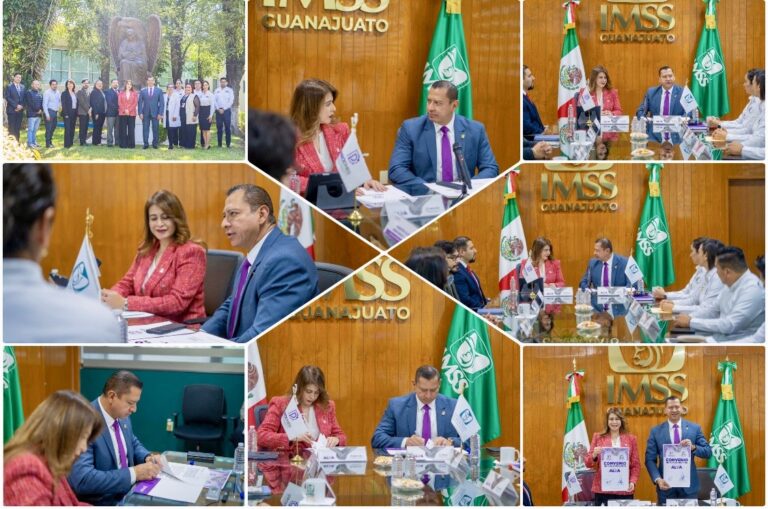 Firman convenio de colaboración IMSS y PRODHEG en pro de mujeres víctimas de la violencia