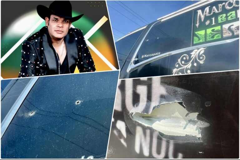 BALEAN AUTOBÚS DE LA BANDA JEREZ; MARCO FLORES NARRA EL MOMENTO DE TERROR