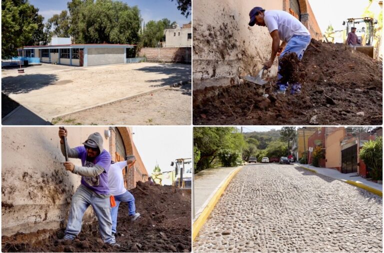 LLEGA OBRA PÚBLICA MUNICIPAL A MÁS LUGARES EN SAN MIGUEL DE ALLENDE