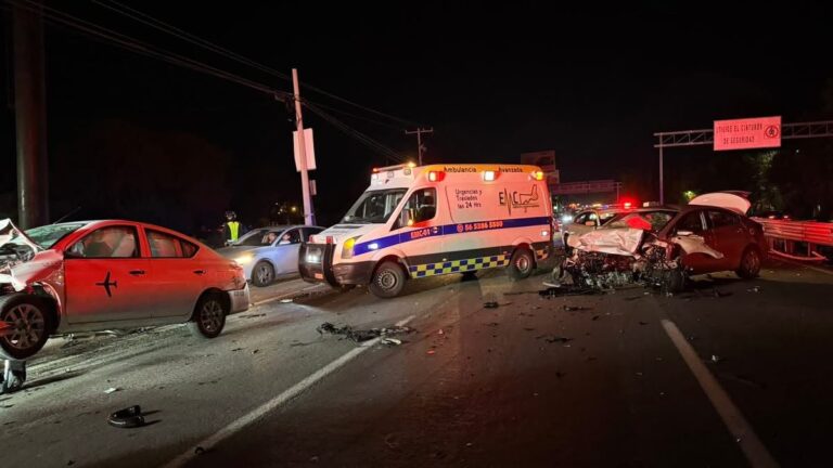 Choque en la León-Silao deja 11 personas lesionadas