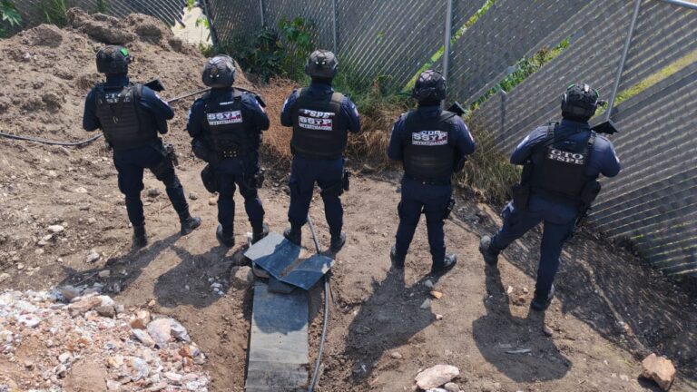 Asegura Secretaría de Seguridad y Paz bodega utilizada para almacenamiento ilícito de hidrocarburo