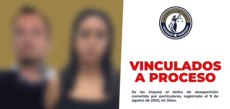 Fiscalía de Guanajuato detiene a “La Azu” y “El Místico”, implicados en la desaparición de una persona en Silao