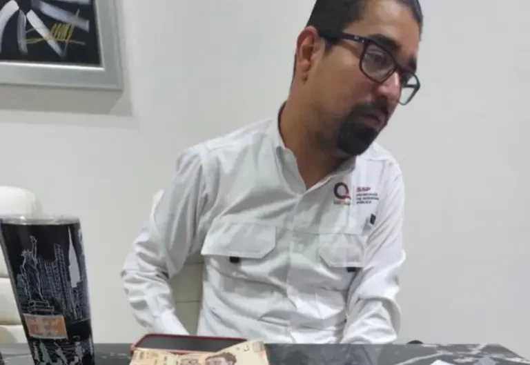 Compañeros exhiben a mando policiaco corrupto de Quintana Roo