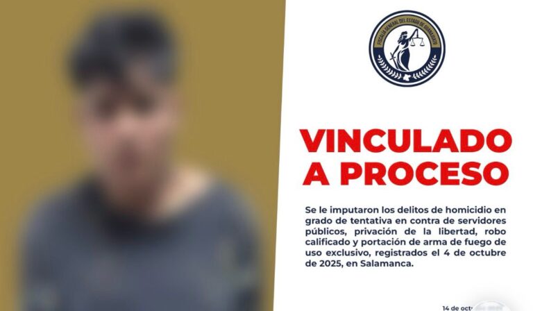 Procesan a sujeto que intentó asesinar a policías tras robo y privación de libertad