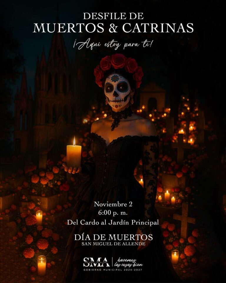 Se alista San Miguel de Allende para la festividad de Día de Muertos. Única en el país.