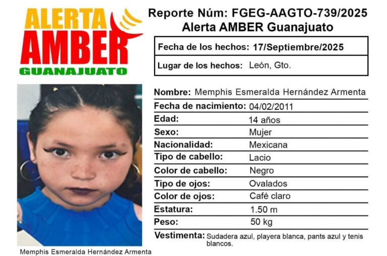 Menor desaparecida en León es localizada en Chetumal