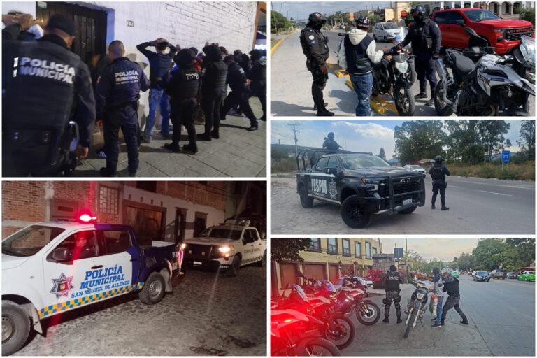 Operativo “Cero Tolerancia de la SSC refuerza tranquilidad de los sanmiguelenses