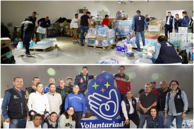 Voluntariado de la Gente reúne más de 125 mil artículos donados para familias afectadas por las lluvias