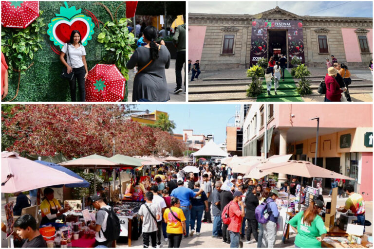 Disfrutan irapuatenses y visitantes de Festival de la Fresa 2025