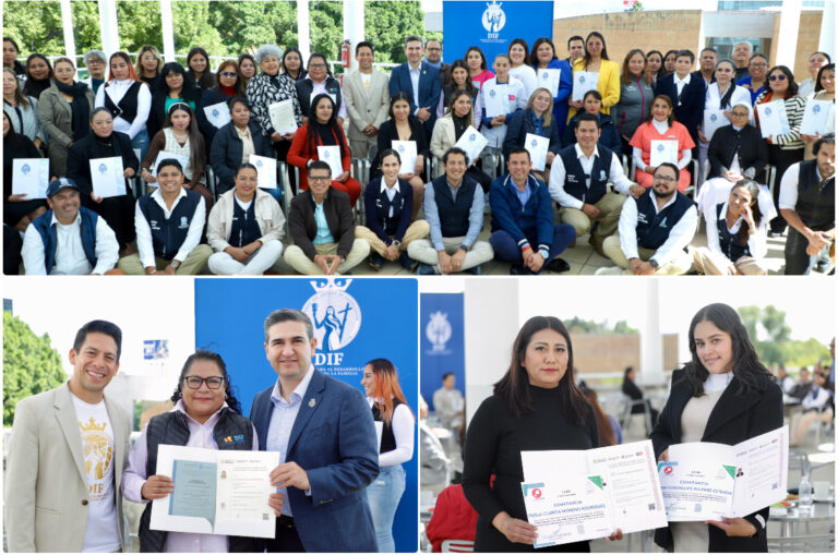 Entrega DIF Estatal certificados y reconocimientos a 55 personas cuidadoras