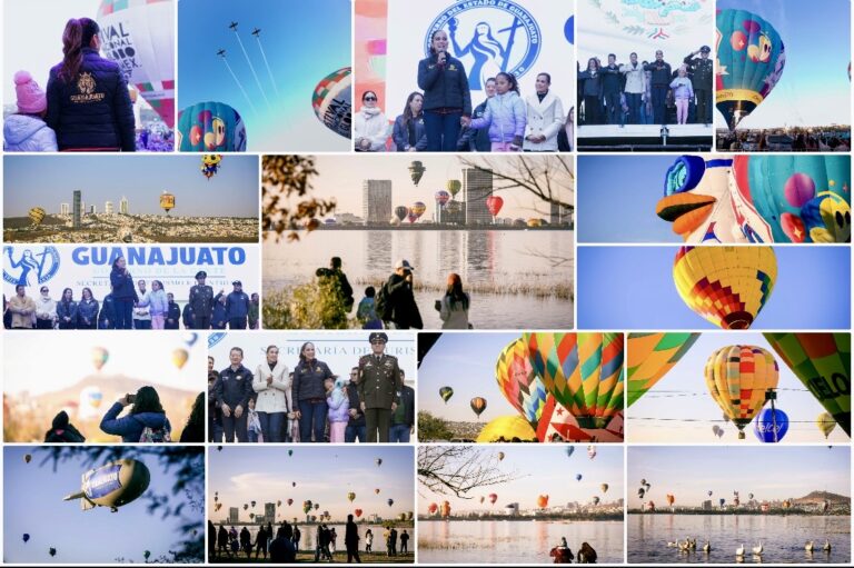 Disfrutan miles de familias del Viernes de la Gente en el Festival Internacional del Globo de León