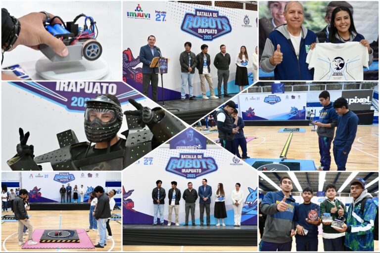 TRAE “BATALLA DE ROBOTS” EMOCIÓN Y ADRENALINA A IRAPUATO