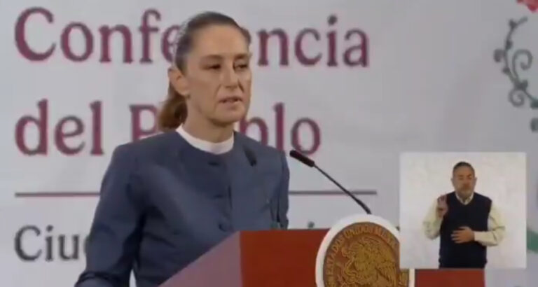 Lamenta Presidenta Sheinbaum asesinato de Carlos Manzo